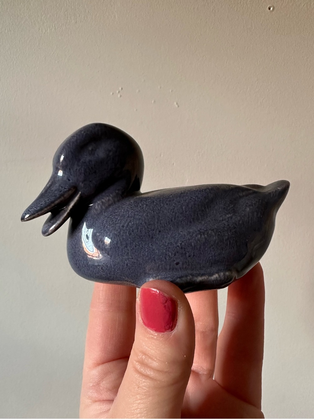 Rookwood Pottery Duck 6064 Mid Century Blue Collectible Rare Cincinati